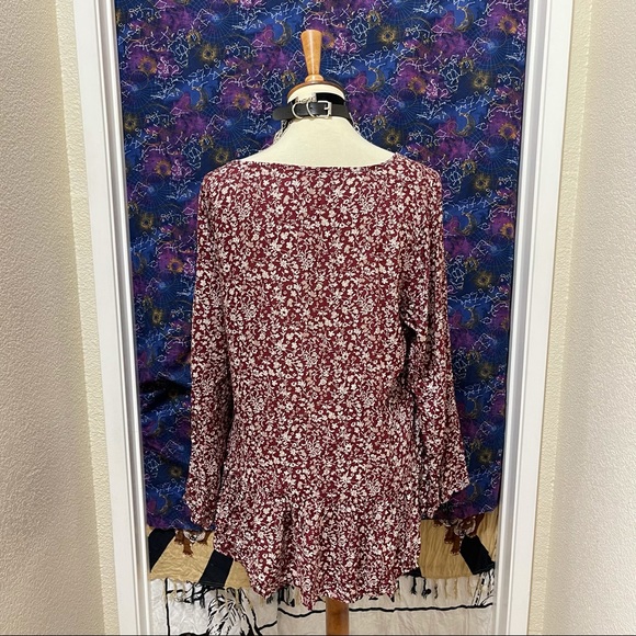 🌈 Lovely picnic floral ruffle top - Picture 5 of 12